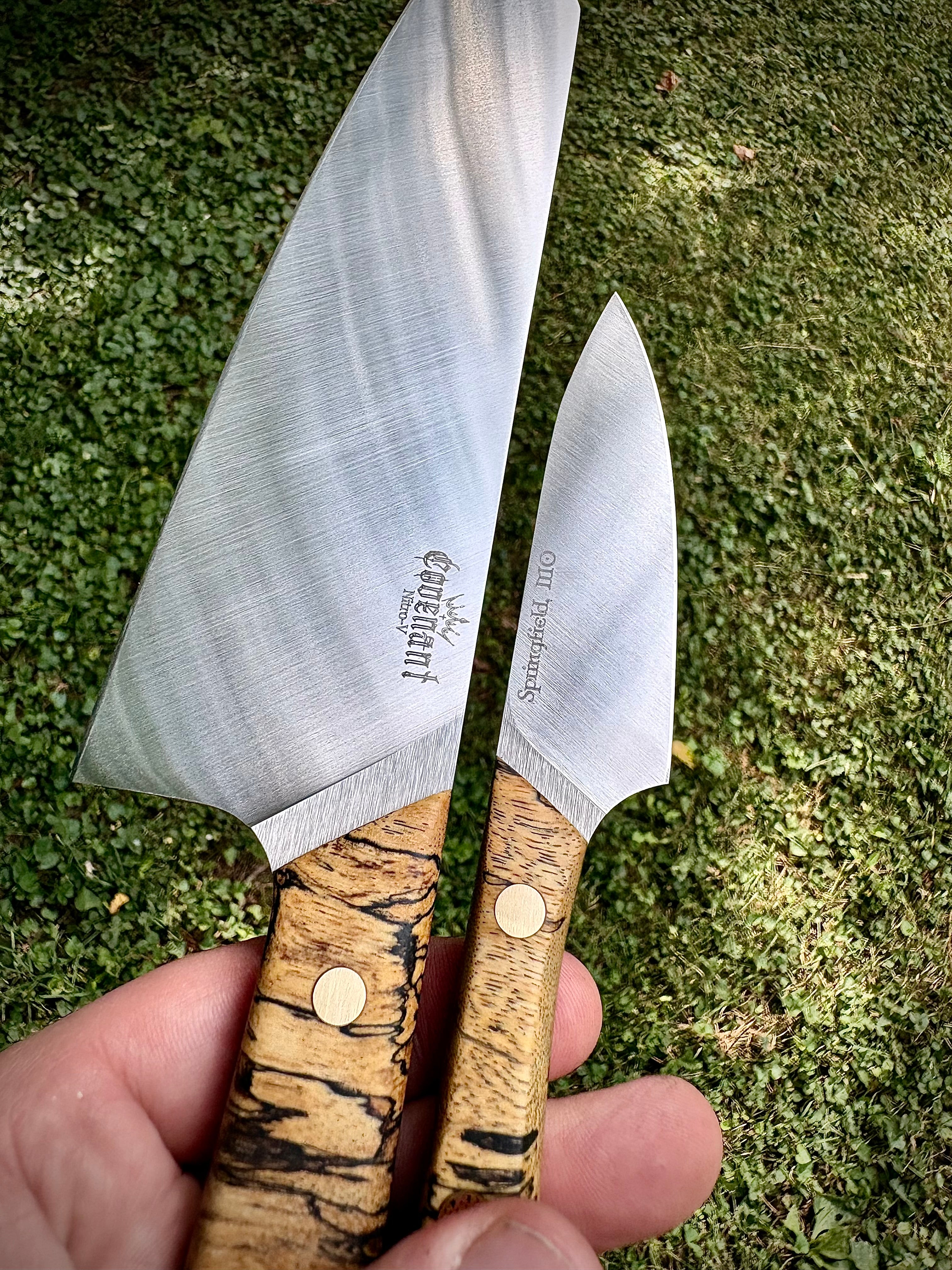 Tempest Series 8" Chef and Paring Knife Combo